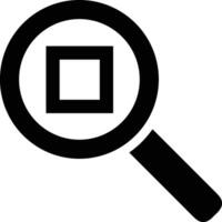 Zoom find icon symbol image vector. Illustration of the search lens design image vector