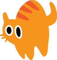 el naranja gato dibujos animados dibujo imagen para mascota o decoración concepto png