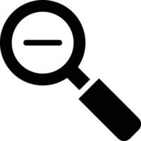 Zoom find icon symbol image vector. Illustration of the search lens design image vector