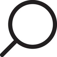 Zoom find icon symbol image vector. Illustration of the search lens design image vector