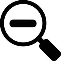 Zoom find icon symbol image vector. Illustration of the search lens design image vector