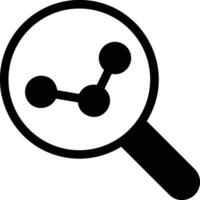 Zoom find icon symbol image vector. Illustration of the search lens design image vector