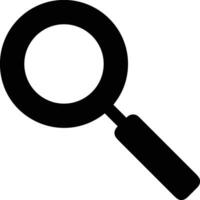 Zoom find icon symbol image vector. Illustration of the search lens design image vector