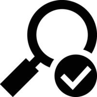 Zoom find icon symbol image vector. Illustration of the search lens design image vector