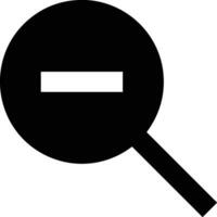 Zoom find icon symbol image vector. Illustration of the search lens design image vector