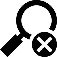 Zoom find icon symbol image vector. Illustration of the search lens design image vector