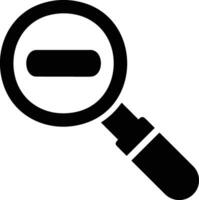 Zoom find icon symbol image vector. Illustration of the search lens design image vector