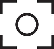 Zoom find icon symbol image vector. Illustration of the search lens design image vector