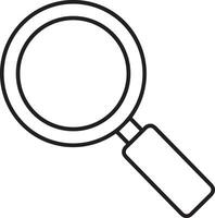 Zoom find icon symbol image vector. Illustration of the search lens design image vector