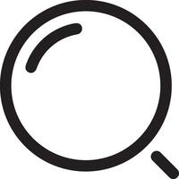 Zoom find icon symbol image vector. Illustration of the search lens design image vector