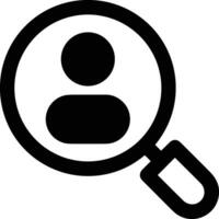 Zoom find icon symbol image vector. Illustration of the search lens design image vector