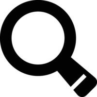 Zoom find icon symbol image vector. Illustration of the search lens design image vector