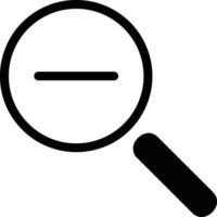 Zoom find icon symbol image vector. Illustration of the search lens design image vector