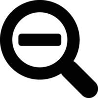 Zoom find icon symbol image vector. Illustration of the search lens design image vector