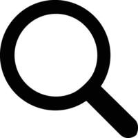 Zoom find icon symbol image vector. Illustration of the search lens design image vector