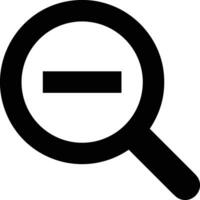 Zoom find icon symbol image vector. Illustration of the search lens design image vector