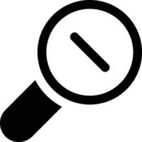 Zoom find icon symbol image vector. Illustration of the search lens design image vector