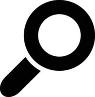 Zoom find icon symbol image vector. Illustration of the search lens design image vector