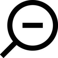 Zoom find icon symbol image vector. Illustration of the search lens design image vector