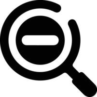 Zoom find icon symbol image vector. Illustration of the search lens design image vector