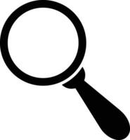 Zoom find icon symbol image vector. Illustration of the search lens design image vector