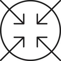 Zoom find icon symbol image vector. Illustration of the search lens design image vector