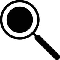 Zoom find icon symbol image vector. Illustration of the search lens design image vector