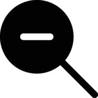 Zoom find icon symbol image vector. Illustration of the search lens design image vector