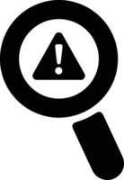 Zoom find icon symbol image vector. Illustration of the search lens design image vector