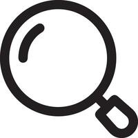 Zoom find icon symbol image vector. Illustration of the search lens design image vector