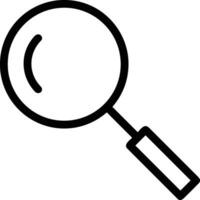 Zoom find icon symbol image vector. Illustration of the search lens design image vector