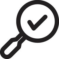 Zoom find icon symbol image vector. Illustration of the search lens design image vector