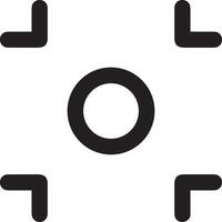 Zoom find icon symbol image vector. Illustration of the search lens design image vector