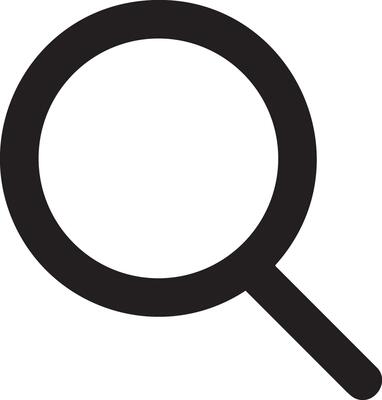 Zoom find icon symbol image vector. Illustration of the search lens design image