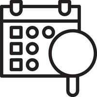 Zoom find icon symbol image vector. Illustration of the search lens design image vector