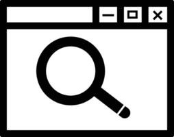 Zoom find icon symbol image vector. Illustration of the search lens design image vector