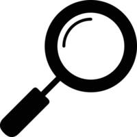 Zoom find icon symbol image vector. Illustration of the search lens design image vector