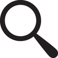 Zoom find icon symbol image vector. Illustration of the search lens design image vector