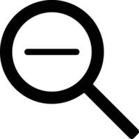 Zoom find icon symbol image vector. Illustration of the search lens design image vector