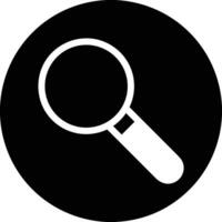 Zoom find icon symbol image vector. Illustration of the search lens design image vector