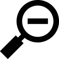 Zoom find icon symbol image vector. Illustration of the search lens design image vector