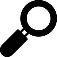 Zoom find icon symbol image vector. Illustration of the search lens design image vector