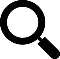 Zoom find icon symbol image vector. Illustration of the search lens design image vector