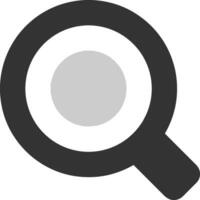 Zoom find icon symbol image vector. Illustration of the search lens design image vector