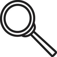 Zoom find icon symbol image vector. Illustration of the search lens design image vector