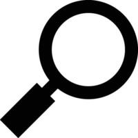 Zoom find icon symbol image vector. Illustration of the search lens design image vector