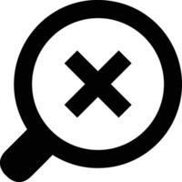 Zoom find icon symbol image vector. Illustration of the search lens design image vector