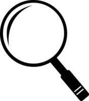 Zoom find icon symbol image vector. Illustration of the search lens design image vector