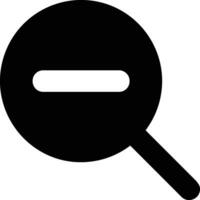 Zoom find icon symbol image vector. Illustration of the search lens design image vector