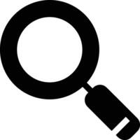 Zoom find icon symbol image vector. Illustration of the search lens design image vector